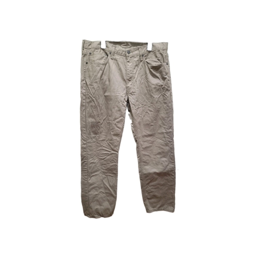 Levi's Men's 559 Relaxed Straight Tan Beige Khaki Jeans Size 38x32.   Excellent